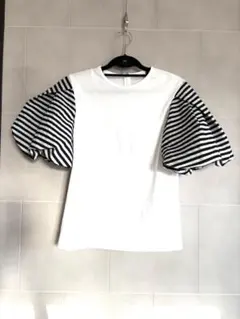 ボーダーアットバルコニー PUFF SLEEVE TEE 半袖のサムネイル