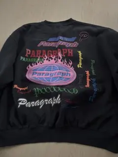 値下げ中☆Paragraph ブラック スウェット M～Lのサムネイル