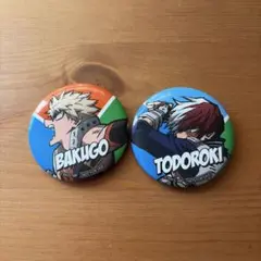 爆豪勝己、轟焦凍　缶バッジ 2個セット