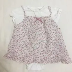 ロンパース ワンピース　2点セット　80