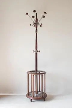 ヴィンテージ karimoku カリモク コロニアル ポールハンガー 傘立て
