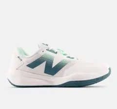New Balance テニスシューズ ホワイト/グリーン。写真を確認下さい。