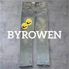 BYROWEN スマイルパッチ デニムパンツ 30インチ - メルカリ