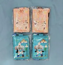【新品未開封】JALオリジナル東京ディズニーランド40周年　シー パスケース4点