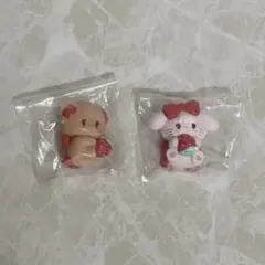 【新品未開封】mikko ガチャガチャすわらせ隊2 いちご　ラテ　キャミー