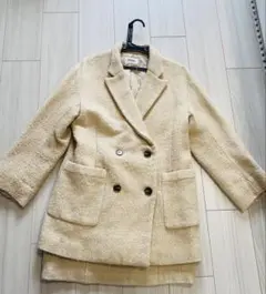 スナイデル　コート(FREEsize)&スカート(0サイズ)セットアップ