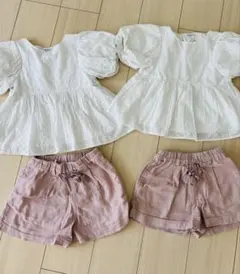 ブランシェス　110㎝　120㎝　4点セット　姉妹