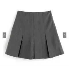GRL(グレイル) インパン裏地付きボックスプリーツミニスカート [gm689]