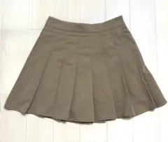 SHEIN プリーツミニスカート ベージュ Mのサムネイル