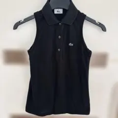 LACOSTE ノースリーブ ポロシャツ ブラック 38のサムネイル