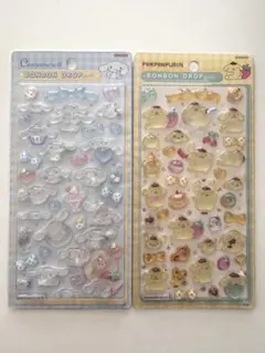 ボンボンドロップシール☆サンリオ第二弾　ポムポムプリン　シナモロール　２種セット