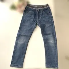 キッズ デニムパンツ ウエストゴム 130