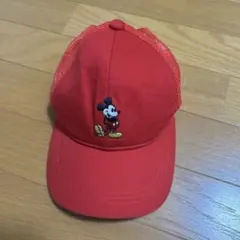 ユニクロ×ディズニーキャップ　レッド　ミッキーのサムネイル