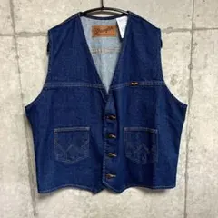 Wrangler デニムベスト L インディゴ