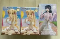 新品　未開封　送料無料　星宮六喰・水着ver. 2体　青春ブタ野郎 桜島麻衣1体