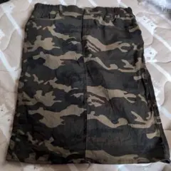 最安値★　ボックススカート　ミリタリー柄　汚れなし★