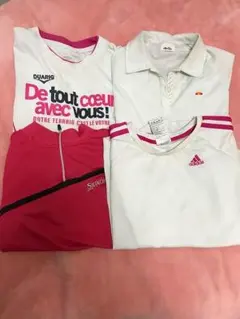 テニスウェア レディース  4点セット 上 adidas ellesse