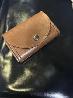 ハンドメイド レザー折りたたみコインケース