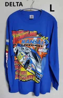 古着✤DELTA NASCAR長袖Tシャツ L
