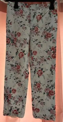 アクシーズファム axesfemme 花柄パンツ レギンス　ピンク　M
