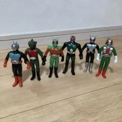 仮面ライダー ソフビ6体セット