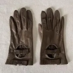 イタリア製　牛革　レザーグローブ