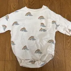 テータテート　長袖ロンパース80