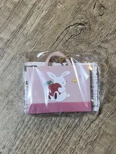 familiar ファミリア　カプセルトイ　デニムバッグ　ミニバッグチャーム　兎