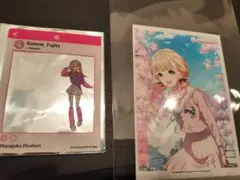学マス_藤田ことね_原宿系アクリルカード（オマケ付き）