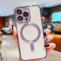 iPhone15 クリアケース　ソフトケース　磁気　Qi　ワイヤレス　マグセーフ