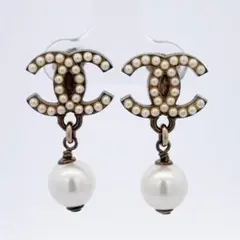 CHANEL シャネル 04A ココマーク パール ピアス 片耳 シルバー - メルカリ