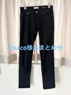 YANUK Patricia ブラックスキニーパンツ　24インチ