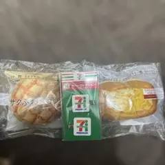 セブンイレブン　ハッピーくじ　パンポーチ　つぶつぶコーンメロンパン