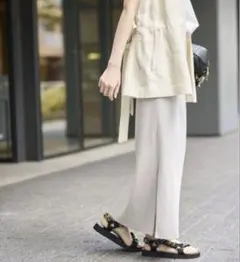 Noble トタンテレコタイトスカート 38 グレー