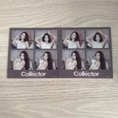 ITZY ユナ collector 4カットフォト 2枚セット