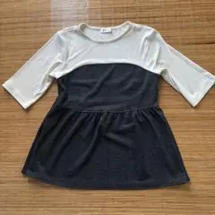 しまむら(tal.by yumi.)の切り替えトップス　M