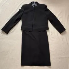 東京ソワール ミチコロンドンコシノ　ブラックフォーマルワンピーススーツ9号