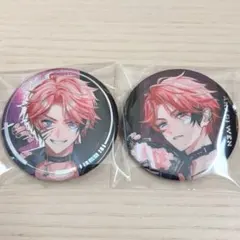 にじさんじ ぎゃうるふ 赤城ウェン うるふver. 缶バッジ 2点セット