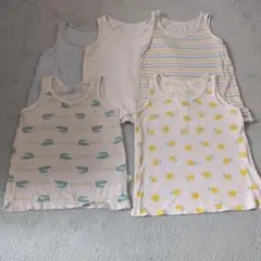 ユニクロ　ベビー肌着 タンクトップ 5点セット　サイズ90
