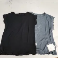 未使用品 yoyo ノースリーブタンクトップ 2枚セット 90