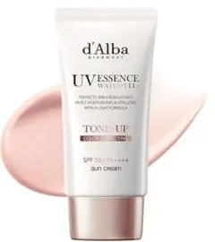 新品　ダルバ トーンアップサンクリーム 日焼け止め 化粧下地 ピンク
