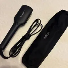 SALONIA ブラシヘアアイロン ブラック