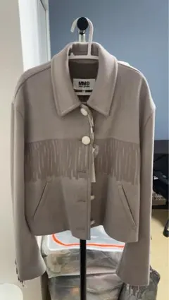 MM6 Maison Margiela ベージュクロップド ジャケット大人もOK MM6 Maison Margiela ベージュ クロップドジャケット 38 - メルカリ
