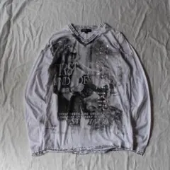 Y2K defective struct カットソー L お兄系 2000年代のサムネイル