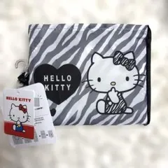ハローキティ　ゼブラ柄　エコバッグ