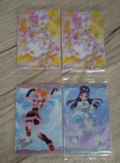 プリキュアカードウエハースカード4枚まとめ売り