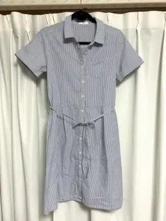 DRESKIP 夏　シャツワンピース