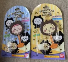 ちいかわロリポップチョコチャーム　みんなで黒猫　うさぎ　カニちゃん