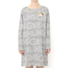 graniphグラニフ♡グレムリン コラボワンピース ロングTシャツワンピースのサムネイル