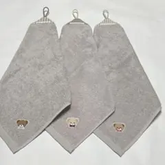 ループ付きタオル　３枚 ハンドメイド